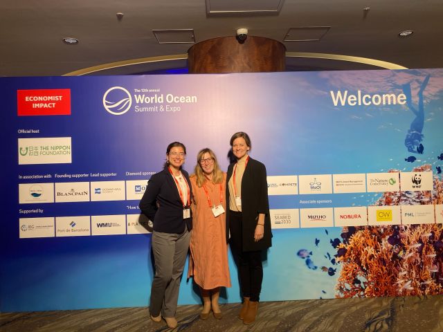 Team members at the event